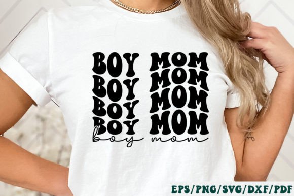 Boy Mom Retro Svg: Graphics and Crafts for Creative Design