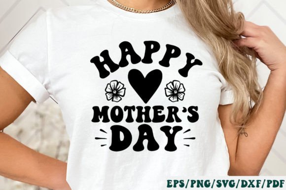 Happy Mother's Day Retro Svg