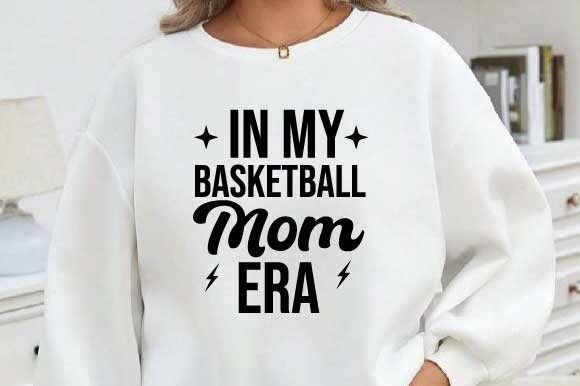 In My Basketball Mom Era Retro Svg Graphics