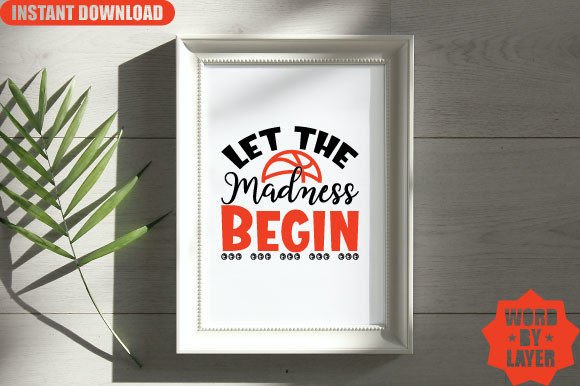 Let the Madness Begin Svg Design: Graphics & Crafts