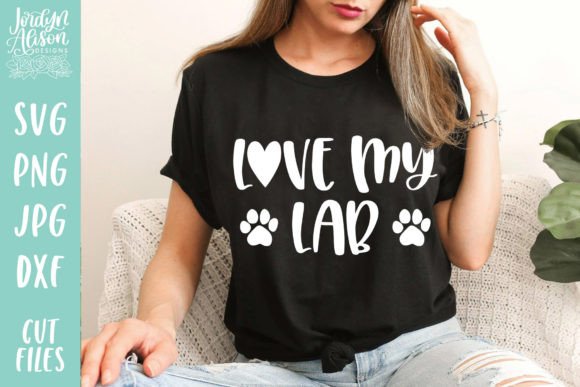 Love My Lab SVG: Graphics for Crafts & Small Business