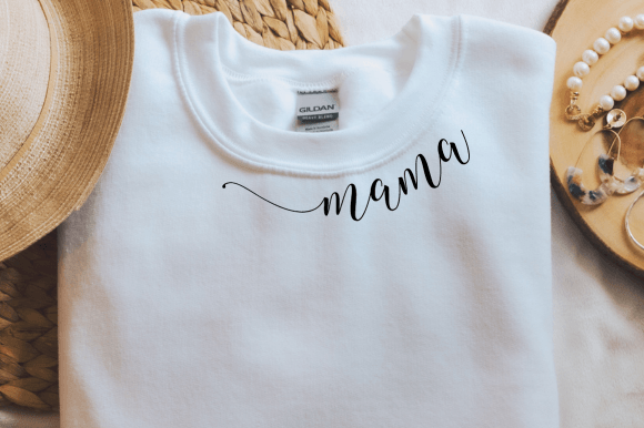 Mama Neckline Svg Graphics & Crafts