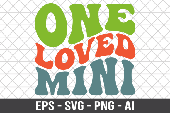 One Loved Mini Retro SVG: Graphics and Crafts in One