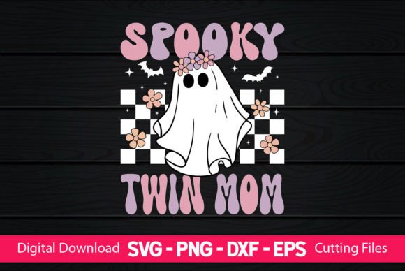 Spooky Twin Mom Graphics for Crafts